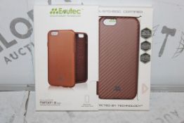 Lot to Contain 10 Brand New Evutec Iphone 6 and 6S Kalantar Carbon Series Phone Cases Combined