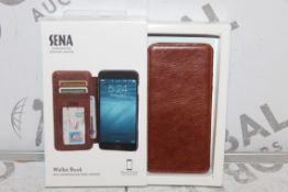 Lot to Contain 10 Brand New Sena Wallet Books Self Standing iPhone Cases for iPhone 6 and 6S