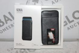 Lot to Contain 10 Brand New Sena Ultra Slim iPhone 6+ Black Leather Cases Combined RRP £86
