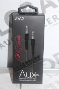 Box to Contain a Large Assortment of Boxed Brand New Jivo 3.5mm Stereo Cables