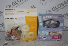 Lot to Contain 2 Assorted Medela and Lansinoh Electric Breast Pumps Combined RRP £370 (