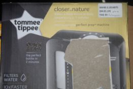 Boxed Tommee Tippee Closer to Nature Perfect Preperation Bottle Warming Station Black Edition RRP £