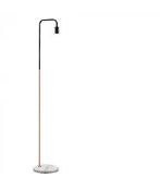 Boxed Minisun Talisman Black and Copper Effect Floor Standing Lamp RRP £50 (17081) (Public Viewing
