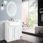 Boxed Tailored Bathrooms White Belfast Unit RRP £149 (Public Viewing and Appraisals Available)