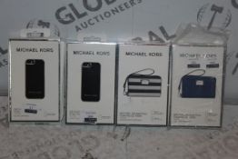 Lot to Contain 6 Assorted Items to Include Michael Kors Iphone 5 and 5S Snap On Cases, Black and