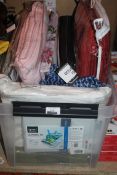 Lot to Contain 10 Assorted Bedding Items to Include Designer Sofa Throws, Designer Duvet Covers