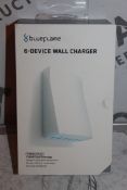 Boxed Brand New Blue Flame 6 Device Wall Charger RRP £40