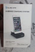 Boxed Brand New Blue Flame 2 Device Charging Station Power Clock RRP £40