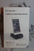 Boxed Brand New Blue Flame 2 Device Charging Station Power Clock RRP £40