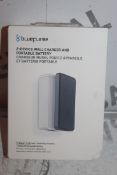 Boxed Brand New Blue Flame World of Power 2 Device Wall Charger and Portable Battery RRP £45