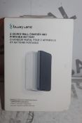 Boxed Brand New Blue Flame World of Power 2 Device Wall Charger and Portable Battery RRP £45