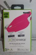 Boxed Brand New Techlink Recharge 4000MAH Battery Power On The Go iPod, iPhone and iPad Compatible