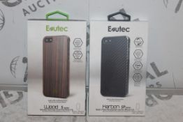 Lot to Contain 10 Brand New Evutec Phone Cases for Assorted iPhone to Include Carbon Fibre iPhone