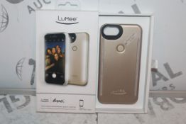 Lot to Contain 2 Assorted Lumee Duo Professional Lighting Phone Cases for Various iPhone Ranging