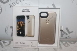 Lot to Contain 2 Assorted Lumee Duo Professional Lighting Phone Cases for Various iPhone Ranging