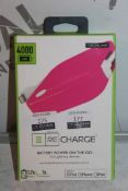 Boxed Brand New Techlink Recharge 4000MAH Battery Power On The Go iPod, iPhone and iPad Compatible