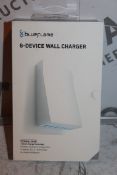 Boxed Brand New Blue Flame 6 Device Wall Charger RRP £40