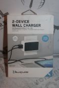 Boxed Brand New Blue Flame 2 Device USB Wall Charger RRP £30
