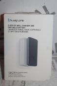 Boxed Brand New Blue Flame World of Power 2 Device Wall Charger and Portable Battery RRP £45