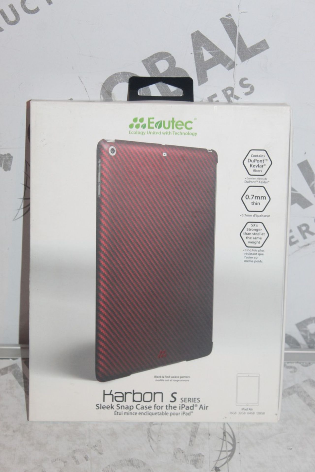 Boxed Brand New Evutec Carbon S Series iPad Air Case RRP £55