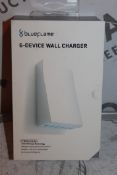 Boxed Brand New Blue Flame 6 Device Wall Charger RRP £40