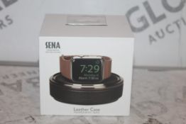 Boxed Brand New Sena Leather Apple Watch Travel and Charge Case RRP £35