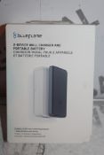 Boxed Brand New Blue Flame World of Power 2 Device Wall Charger and Portable Battery RRP £45