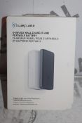 Boxed Brand New Blue Flame World of Power 2 Device Wall Charger and Portable Battery RRP £45