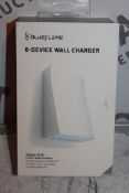 Boxed Brand New Blue Flame 6 Device Wall Charger RRP £40