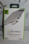 Boxed Brand New Techlink 5000MAH Recharge Ultra Thin Power On The Go Battery Charger for iPhone