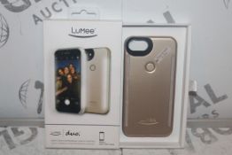 Lot to Contain 2 Assorted Lumee Duo Professional Lighting Phone Cases for Various iPhone Ranging