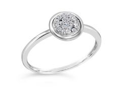 2ct look cluster, Metal 14ct White Gold, Weight 1.7, Diamond Weight (ct) 0.09, Colour H, Clarity