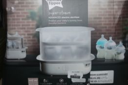 Tommee Tippee Super Steam Advanced Electric Steriliser RRP £60 (RET00294565) (Public Viewing and