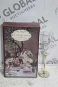 Lot to Contain 5 Toasting Flutes, To love and Honour Champagne Glass set