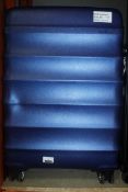 Antler Hard Shell Midnight Blue 360 Wheel Spinner Suitcase RRP £90 (4200725) (Public Viewing and
