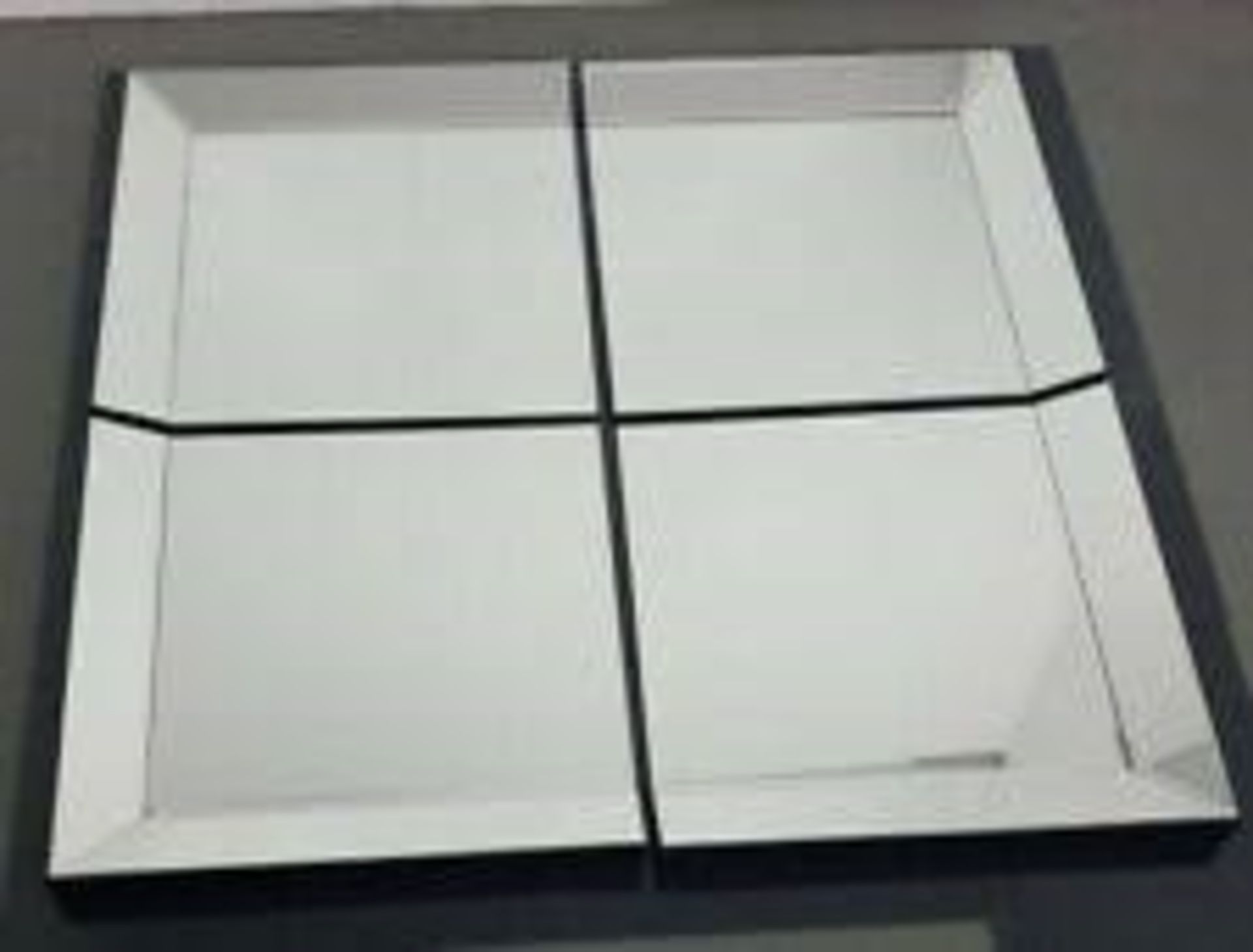 Boxed 4 Piece Panel Mirror 120 x 120cm RRP £499