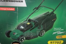 Boxed Ferrex 40V Lithium Iron Cordless Lawn Mower RRP £80 (Public Viewing and Appraisals Available)