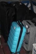 Assorted Large and Small soft shell suitcases, Antler, Eastpack and cubed RRP£70-135.00 EACH (