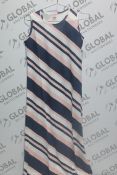 House Navy Blue White and Pink Striped Ladies Night Dresses RRP £18 Each