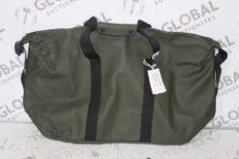 Rains Khaki Green Holdall RRP £60 (4019631) (Public Viewing and Appraisals Available)