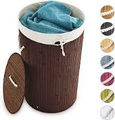 Lot To Contain Three Round Laundry Bins By Relaxdays Combined RRP £90 (Public Viewing and Appraisals