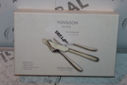 Arthur Price Monsoon Home Champagne Mirage Champagne Cutlery Set, RRP£200.00 17003 (Public Viewing