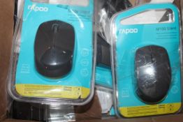 Lot To Contain 14 Boxed And Unboxed RAPOO Mice