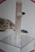 Lot To Contain Two Assorted Items To Include A Pawhut Scratcher And A Pet Base Cat Scratching Pole