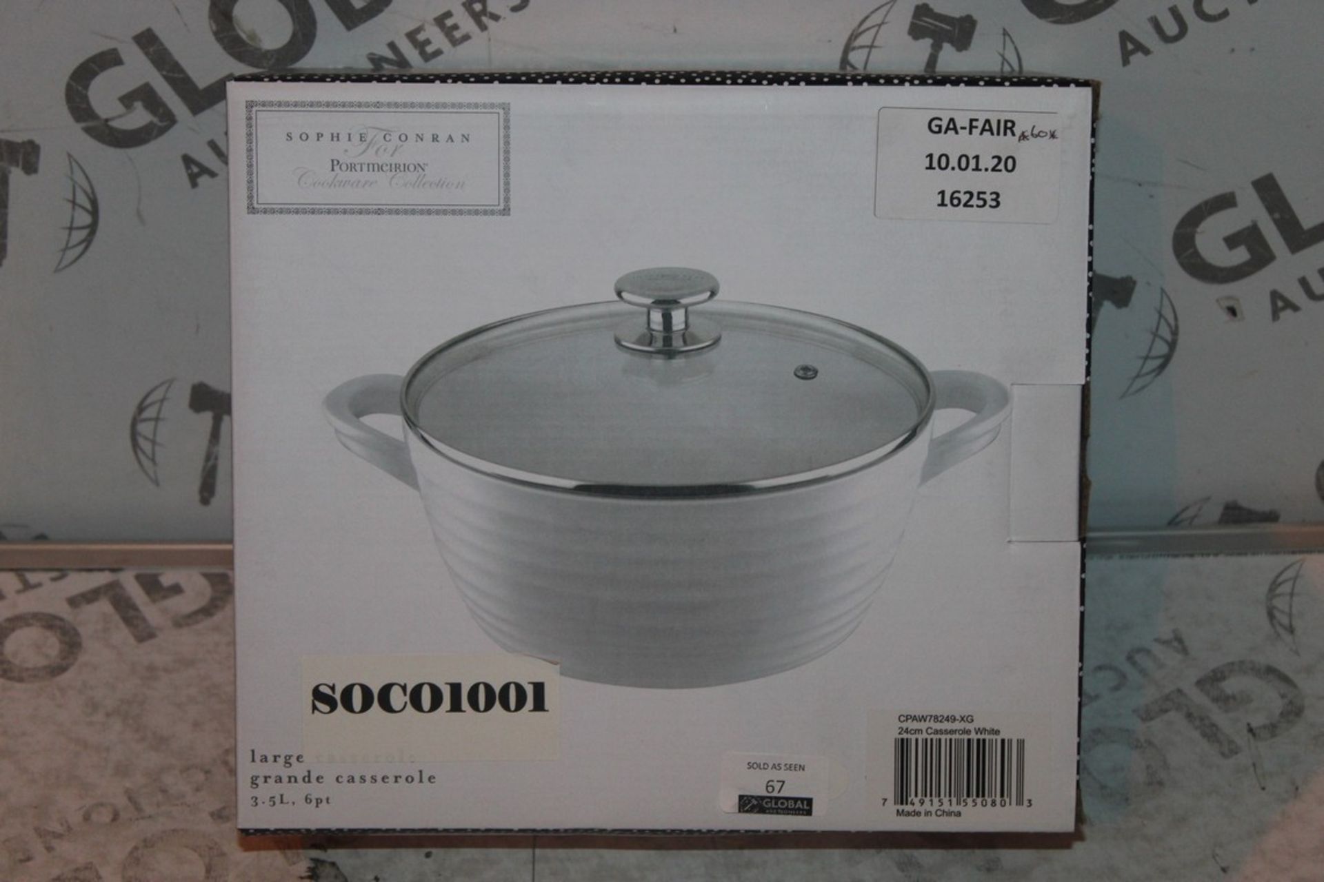 Boxed Sophie Conran Portmeirion Cookware Collection, Large Casserole Dish, RRP£60.00 16253 (Public