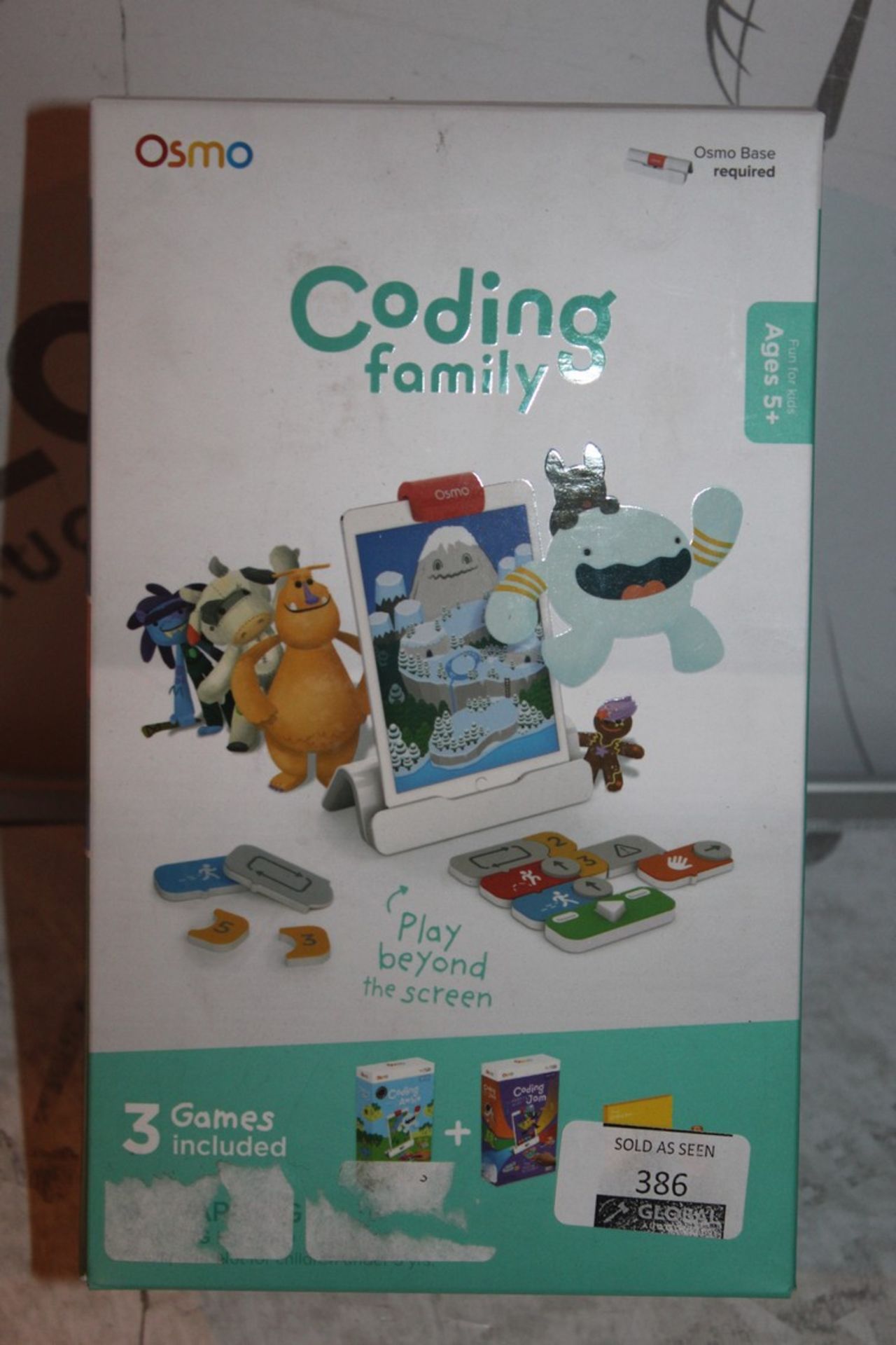 Boxed Osmo Coding Family, Children's Interactive iPad, Educational Game Pack, RRP£100.00