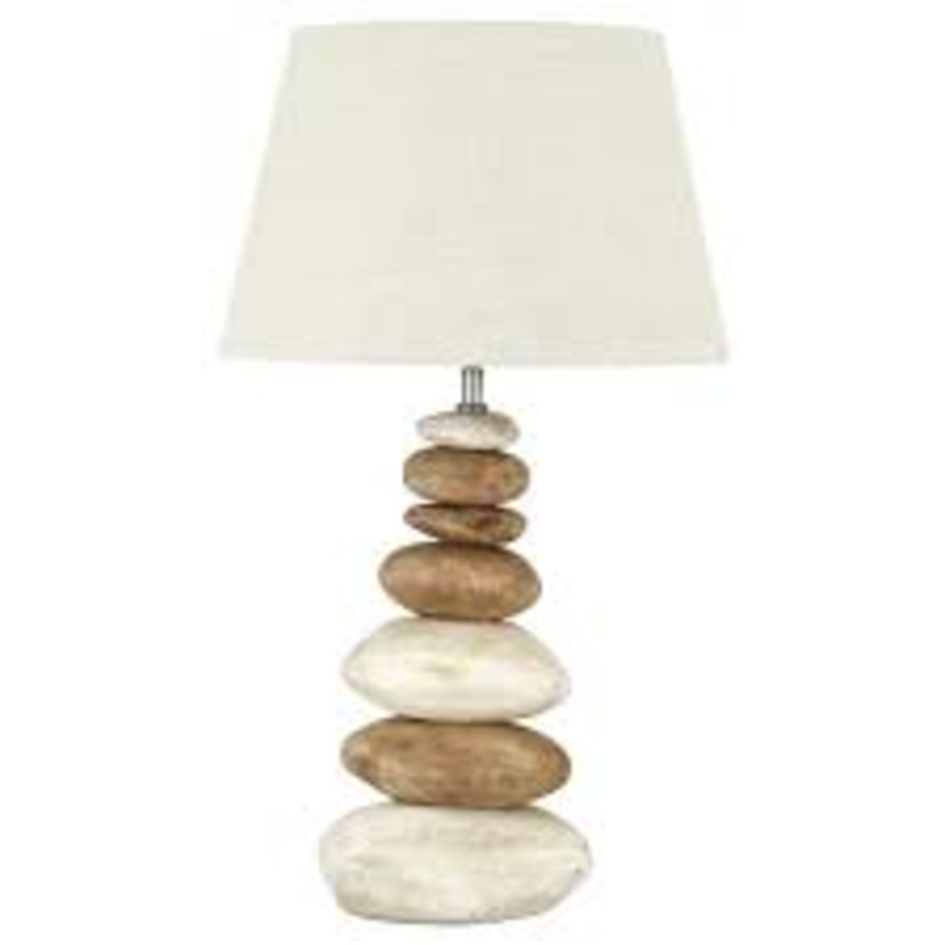 Boxed Pacific Lighting Stacking Pebbles Lisbon Table Lamp RRP £65 (17105) (10.01.20) (Public Viewing