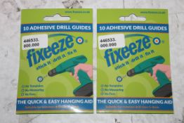 Box to Contain a Large Amount of Packs of 10 Adesive Drill Guides