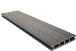 Lot to Contain 10 Brand New Lengths of Salt Lake Silver Stained Effect Composite Decking Panels
