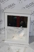 Boxed St Ives Solid White Wooden Single Door Bathroom Cabinet RRP £80 (RET00795184) (Public